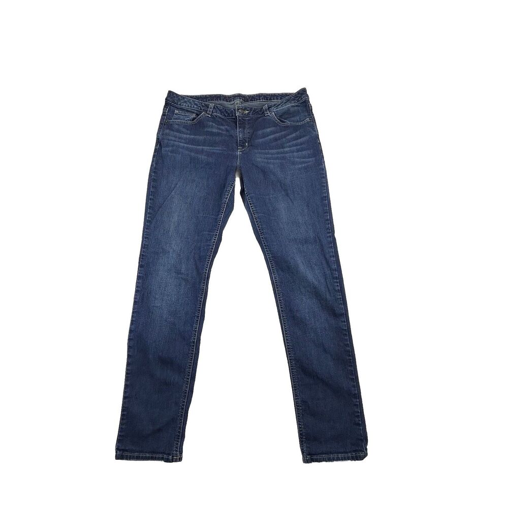 Michael Kors Jeans Womens 12 Blue 5 Pocket Tapered Leg